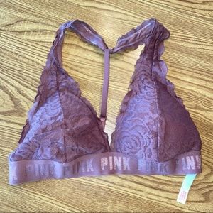Victoria secret pink halter neck bralette large